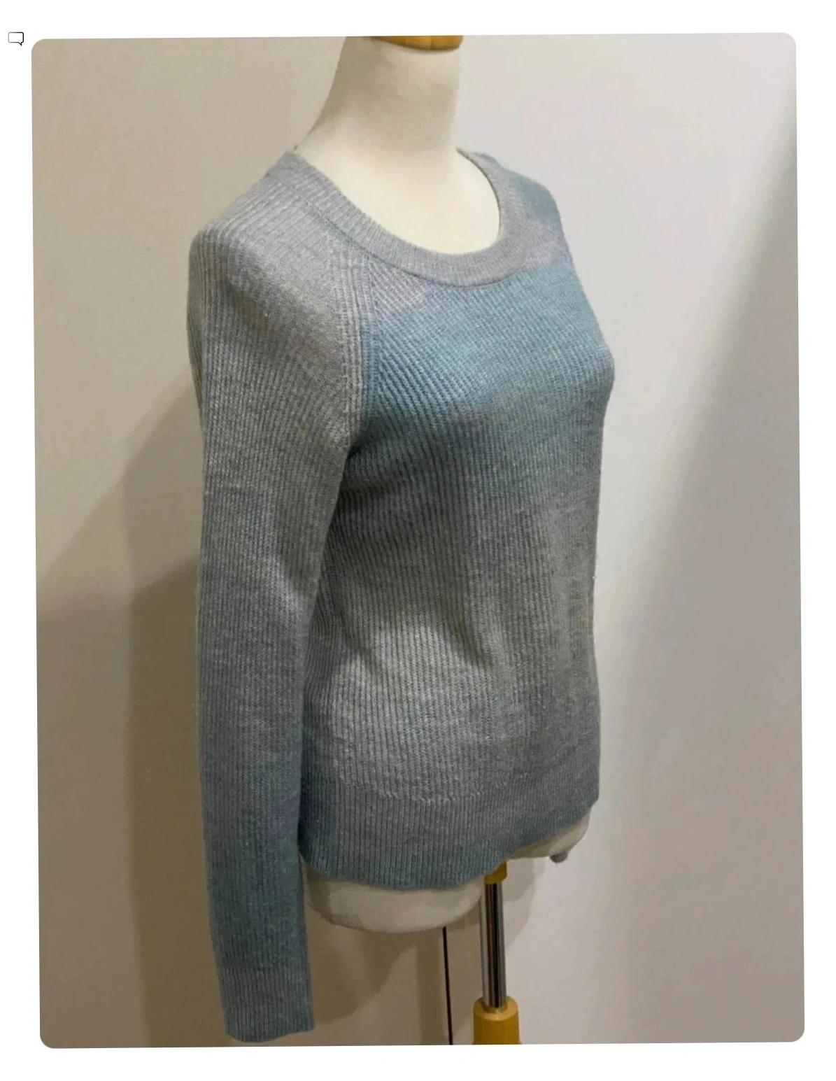 Jersey Venus degradado azul de cuello redondo de manga larga Talla S Rails – photo 5